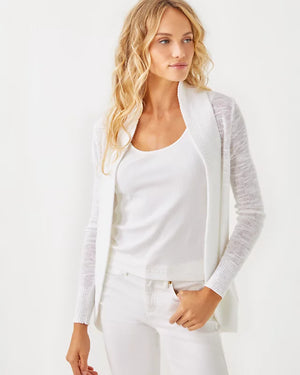 Amalie Cardigan - Resort White