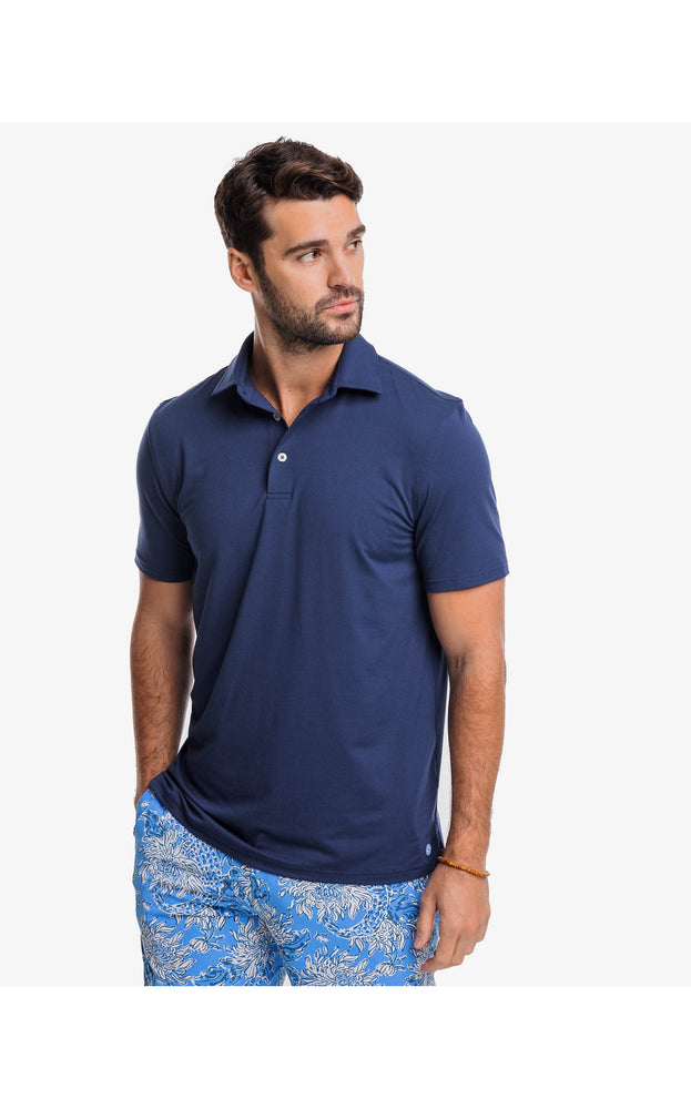 
            
                Load image into Gallery viewer, Lilly Pulitzer x Southern Tide Ryder Polo - True Navy
            
        