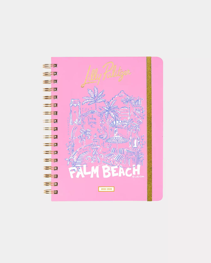 2025-2026 17 Month Large Agenda, Palm Beach Playground