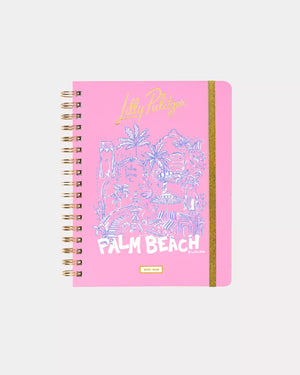 2025-2026 17 Month Large Agenda, Palm Beach Playground