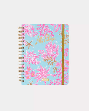 2025-2026 17 Month Large Agenda, Royal Coral