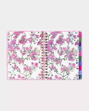2025-2026 17 Month Large Agenda, Rousseau Pink Cute as Shell