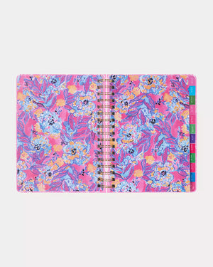 2025-2026 17 Month Large Agenda, Rousseau Pink Cute as Shell