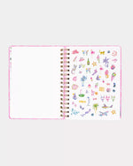 2025-2026 17 Month Large Agenda, Rousseau Pink Cute as Shell