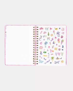2025-2026 17 Month Large Agenda, Rousseau Pink Cute as Shell