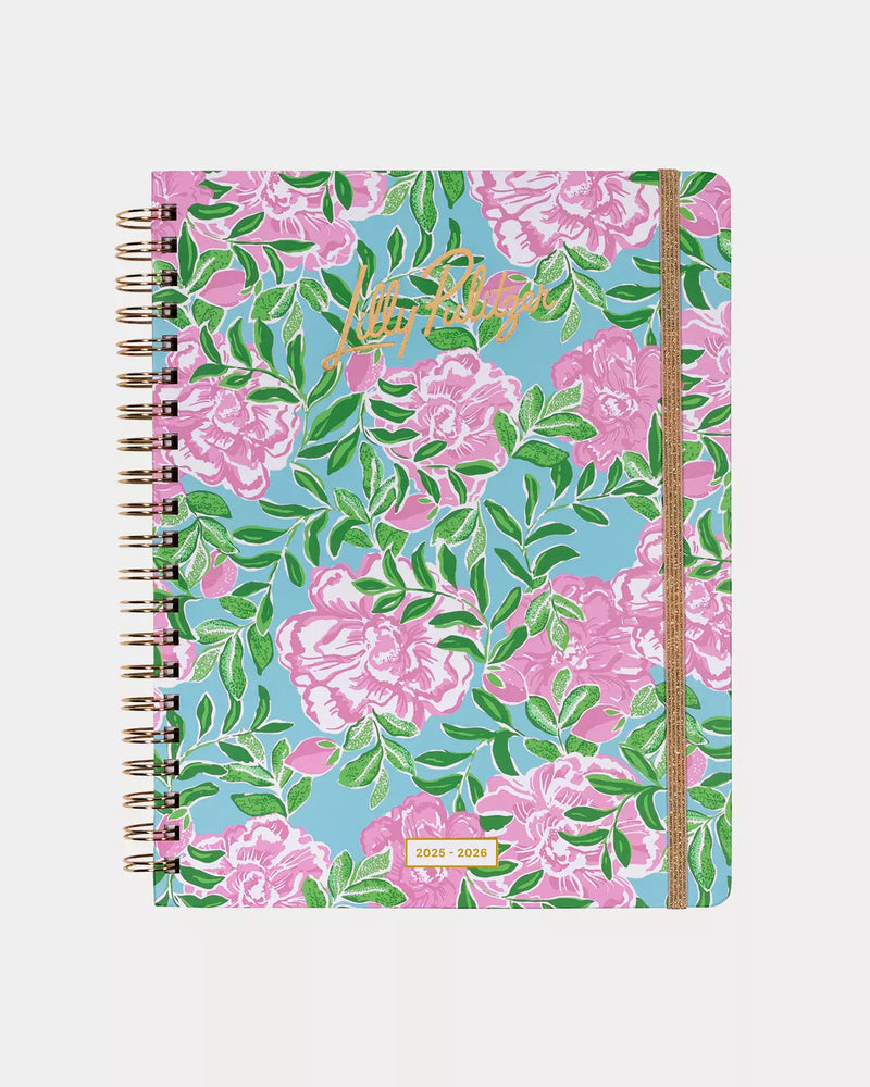 2025-2026 17 Month Jumbo Agenda, Island Garden