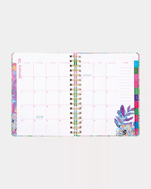 2025-2026 17 Month Jumbo Agenda, Island Garden