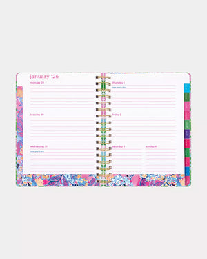 2025-2026 17 Month Jumbo Agenda, Island Garden