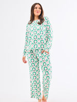 Annie PJ Set Rosy Wreaths
