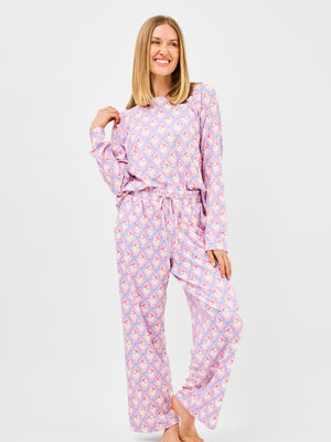 Annie PJ Set Santa Baby Bows
