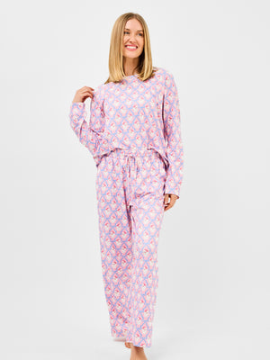 Annie PJ Set Santa Baby Bows