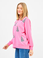 Sarah Sweatshirt Green Trees