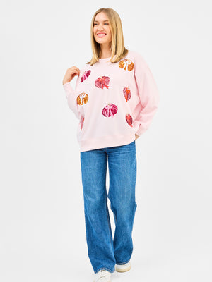 Sarah Sweatshirt - Pumpkin Bows
