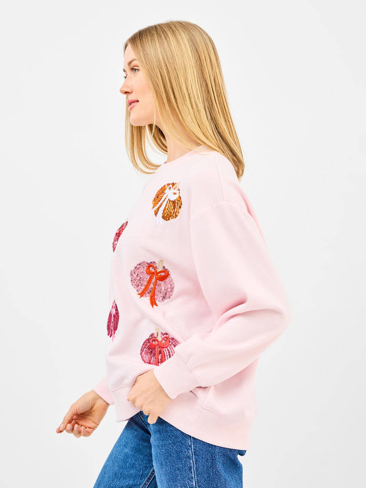 Sarah Sweatshirt - Pumpkin Bows