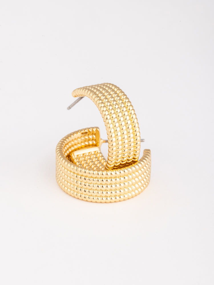 Daisy Earrings Gold