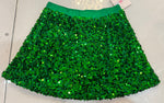 Sequin Skort - Green