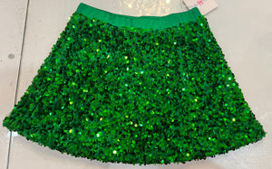 Sequin Skort - Green