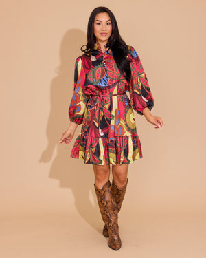 Presley Dress - Jungle Floral