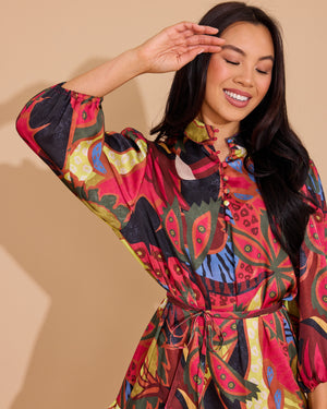Presley Dress - Jungle Floral