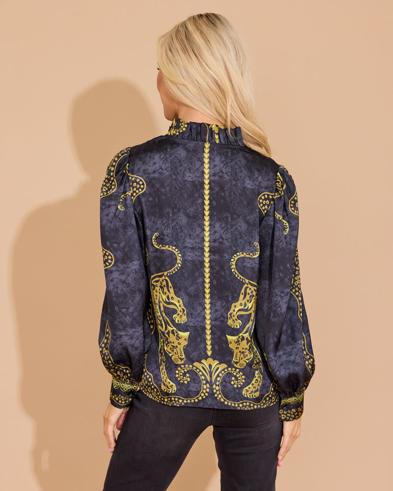 Phoebe Top - Pouncing Panther
