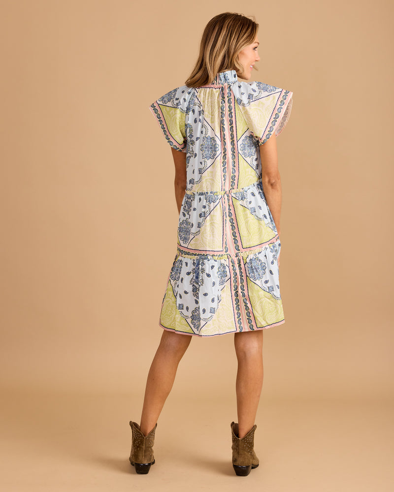 Dayna Dress - Apple Bandana