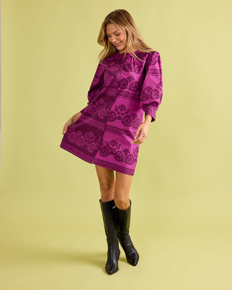 Paloma Dress - Garden Motif