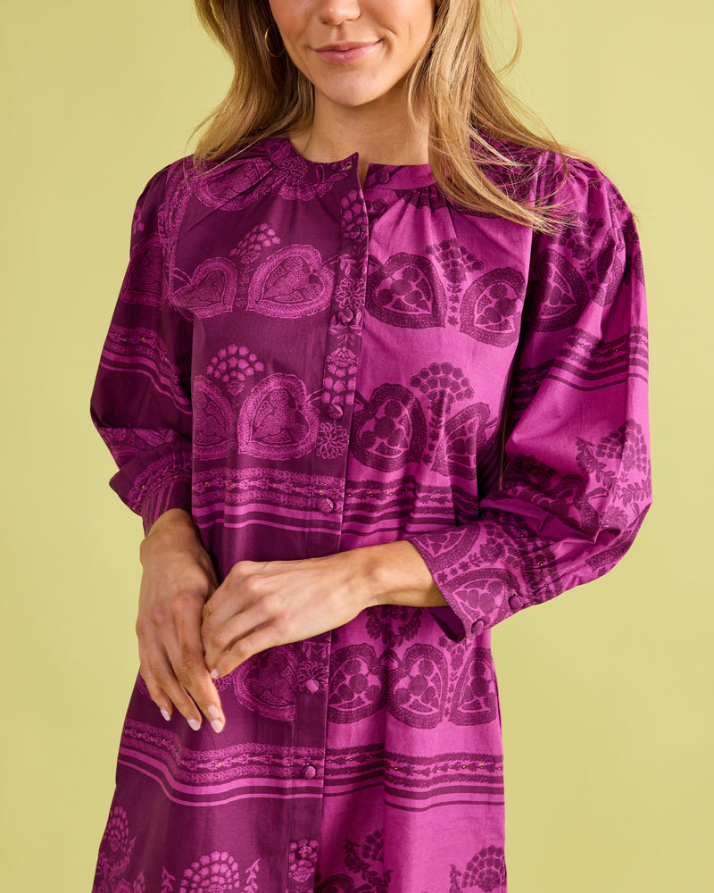 Paloma Dress - Garden Motif