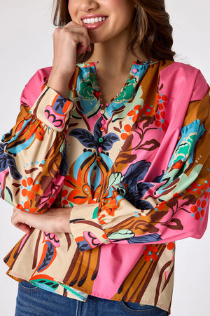 Bryleigh Top - Art Nouveau