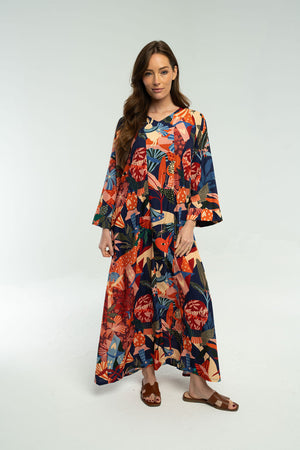 Juliet Maxi Dress - Navy