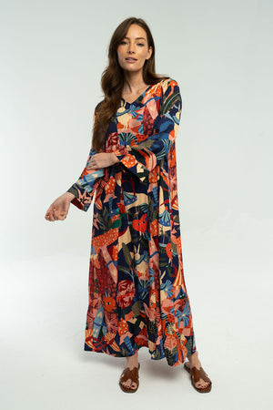 Juliet Maxi Dress - Navy