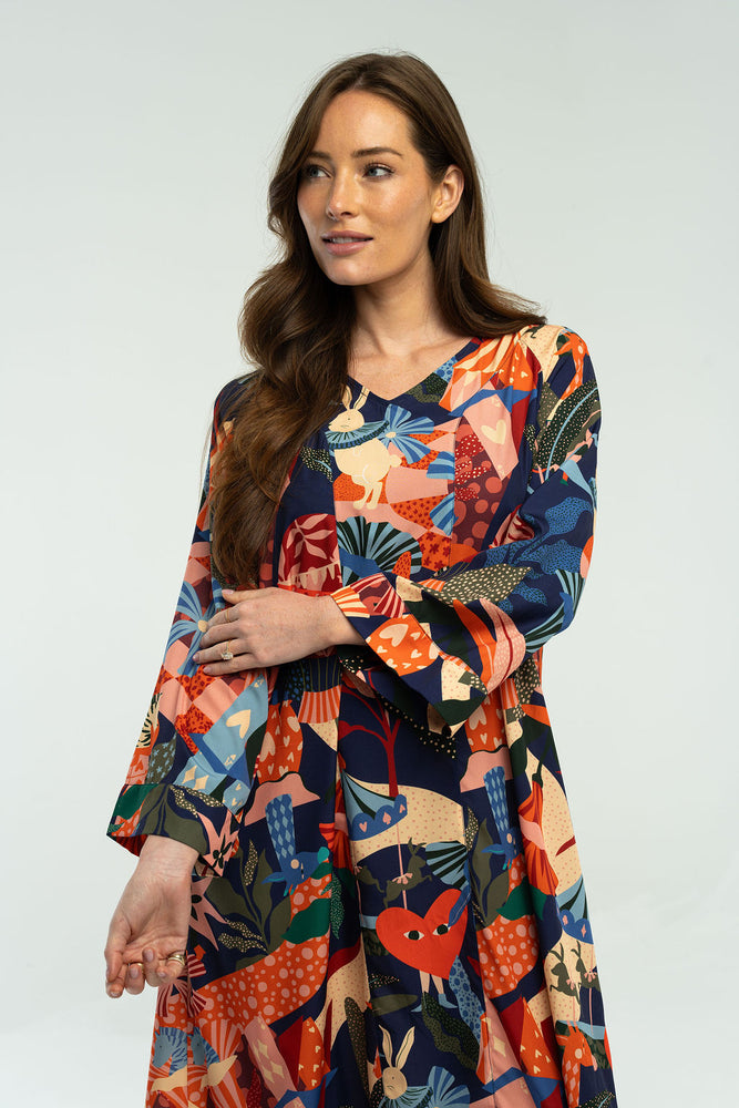Juliet Maxi Dress - Navy