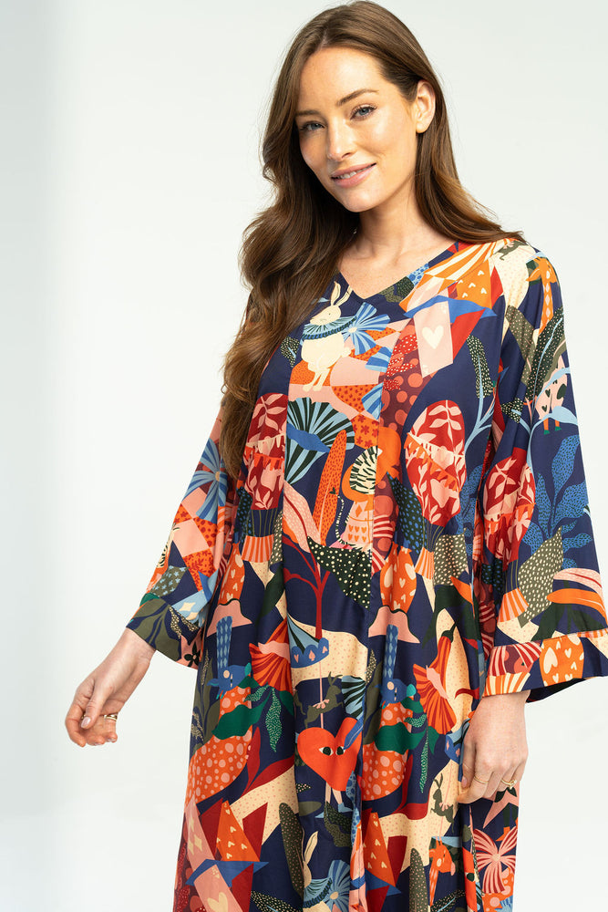 Juliet Maxi Dress - Navy