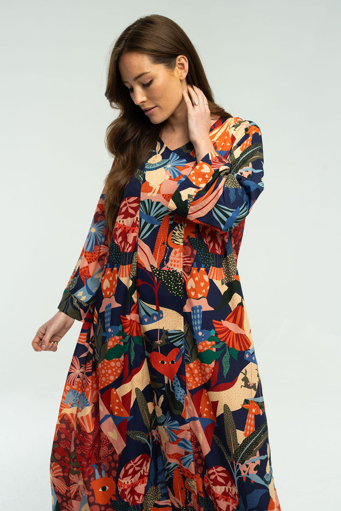 Juliet Maxi Dress - Navy
