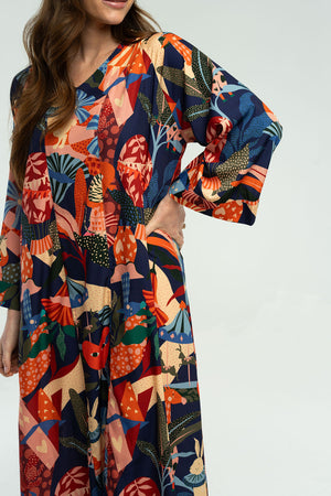 Juliet Maxi Dress - Navy