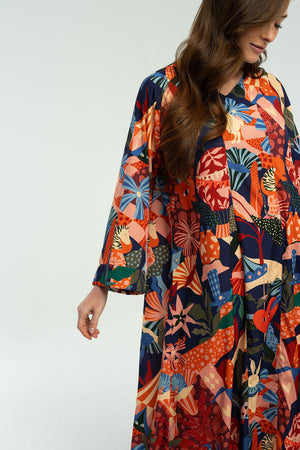 Juliet Maxi Dress - Navy