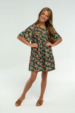 Kaylee Dress - Kelly Green