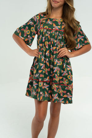 Kaylee Dress - Kelly Green