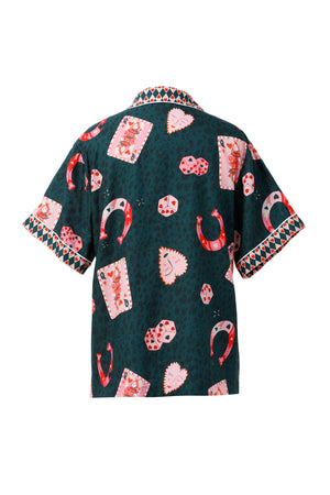 Betsy Sleepwear Set Shorts - Dark Moss