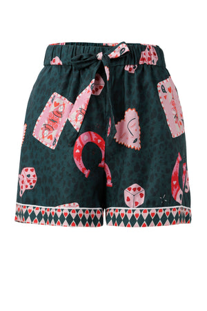 Betsy Sleepwear Set Shorts - Dark Moss