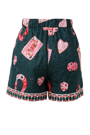 Betsy Sleepwear Set Shorts - Dark Moss