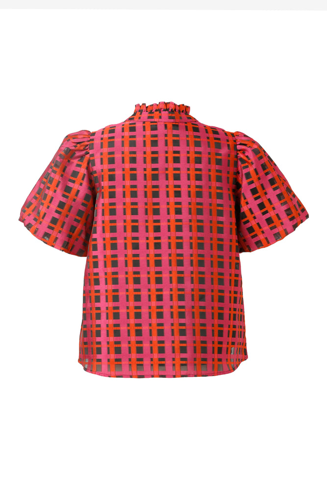Aida Blouse - Crimson