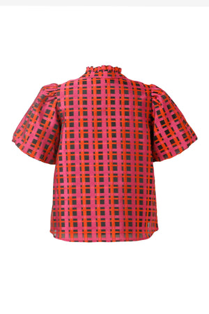 Aida Blouse - Crimson