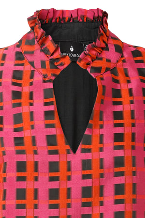 Aida Blouse - Crimson