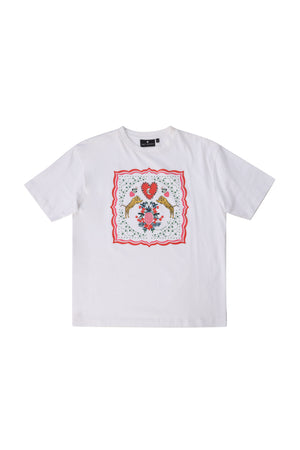 Kate Print T-Shirt - White