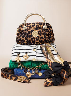 Kerrington Top Handle Mini Bag - Multi Leopard Faille