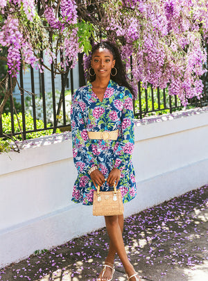 Axton Dress - Multi Dahlia Licious