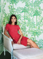 Fallon Dress - Cherry Red