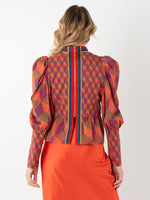 Zoe Top - Vintage Monogram Tencel Twill