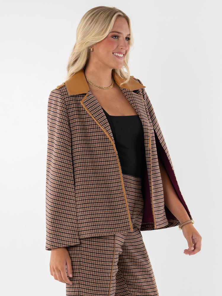 Overlay Cape - Tweed