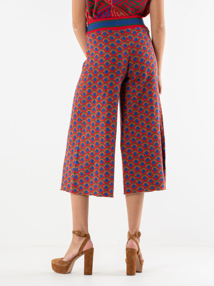 Teddy Crop Trouser - MODIntarsia Knit MODIK